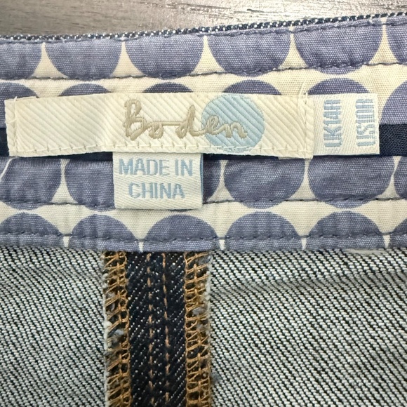 Boden Women's Dark Denim Jean Skirt Size 10 R - Picture 6 of 7